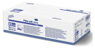 Produktbild von Hartmann Peha-soft nitrile fino Untersuchungshandschuhe blau Gr. XS