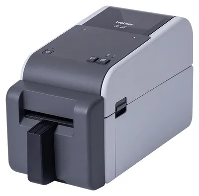 Produktbild von Brother TD-2350DFC203, Thermodirekt, 203 x 203 DPI, 152,4 mm/sek, Verkabelt & Kabellos, Schwarz, Grau