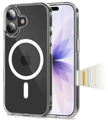 Zdjęcie produktu dla Tech-Protect 5906302319619, Pokrowiec, Apple, iPhone 17, 16 cm (6.3"), Przezroczysty