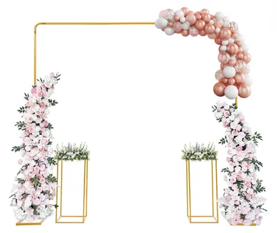 Immagine prodotto di Arco di palloncini quadrati per matrimoni e feste
