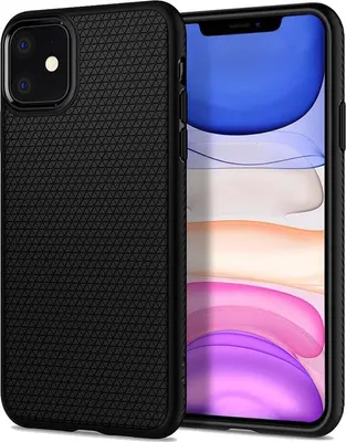 Produktbild von Spigen Liquid Air, Cover, Apple, iPhone 11, Schwarz