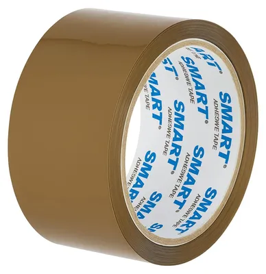 Zdjęcie produktu dla Taśma pakowa 48 45 akrylowa brązowa 48 mm 54 m mocna do pakowania zaklejania kartonów PP