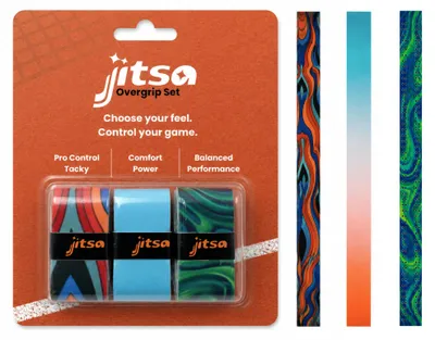 Produktbild von Bunte Griffbänder für Tennis Squash Padel & andere - JITSA Overgrip Set 3x