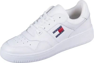 Produktbild von Tommy Hilfiger White Leather Men Sneaker – EU40/US7