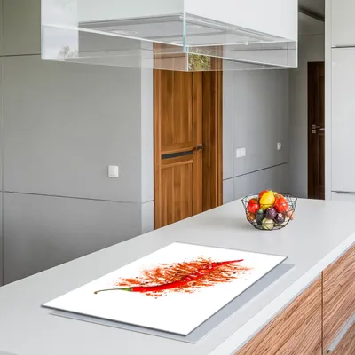 Imagen del producto de Cubierta protectora de vidrio para placa de cocina, dimensiones 80x52, marca Chilli