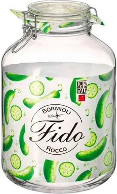 Immagine prodotto di BORMIOLI ROCCO Vaso Fido in vetro trasparente con tappo ermetico Cc5000
