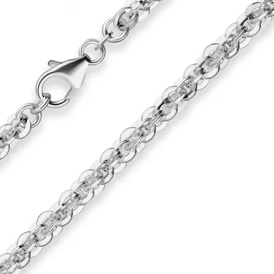 Produktbild von 4,6mm Armband Fantasiekette Silberarmband Armschmuck aus 925 Silber 19cm