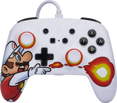 Zdjęcie produktu dla Przewodowy kontroler Fireball-Mario Nintendo Switch