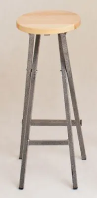 Produktbild von Hocker mit Kieferholzsitzfläche