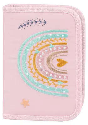 Produktbild von Federmäppchen für Mädchen (Regenbogenrosa)