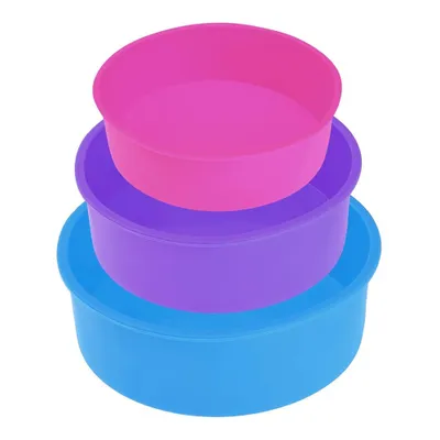 Produktbild von Silikon-Kuchenform Runde Backform Silikon-Kuchenform Runde Silikon-Kuchenform Tortenbodenpfanne Antihaft-Backform
