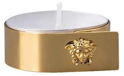 Produktbild von Versace by Rosenthal Teelichthalter Medusa Gold