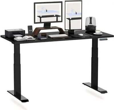 Produktbild von FLEXISPOT Schreibtisch PREMIUM E6 Höhenverstellbarer Schreibtisch, Dual-Motor, 3-Fach-Teleskop,140x80cm