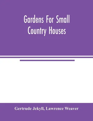 Produktbild von Gardens for small country houses
