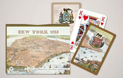 Image de Piatnik New York 1853 Cartes à jouer - Double jeu