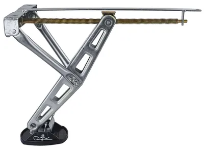 Image de Support de roue pour caravane, capacité de 500 kg par pièce / Supports de stabilisation pour caravane, avec plaque de support