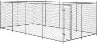 Image de Chenil extérieur pour chiens 7,6 x 3,8 x 1,9 m