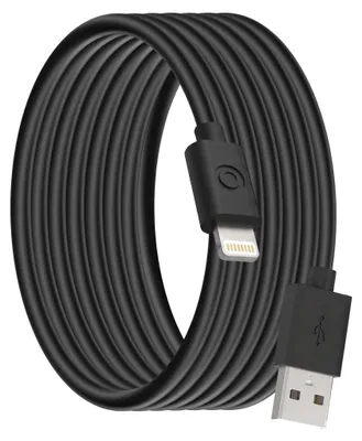 Produktbild von BigBen Connected, USB-A/Lightning-Kabel 2 m – 2,4 A, Schwarz