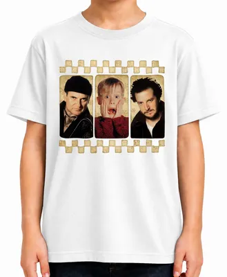 Obrázok produktu pre Kevin sám doma, Harry, Marv, McCallister, kultový film, tričko s motívom "Sám doma", biela farba, veľkosť 128