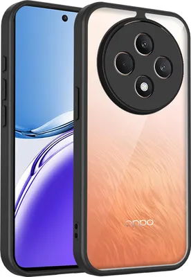 Immagine prodotto di Custodia per Oppo F27 Pro/F27 Pro+ cover posteriore trasparente con cornice in TPU, antiurto Nero