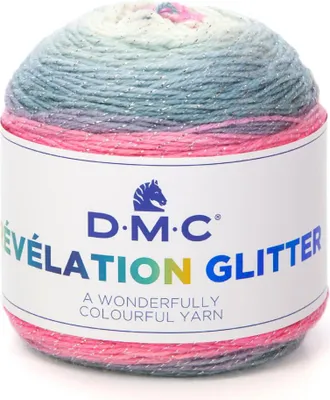 Image de DMC Révélation Glitter - fil multicolore aux reflets métalliques (Couleur 500)