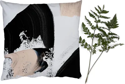 Produktbild von MuchoWow® Zierkissen Sofakissen Wohnzimmer Dekokissen 45x45 cm Malerei - Abstrakt - Design - Schlafpolster - Polster für das Sofa