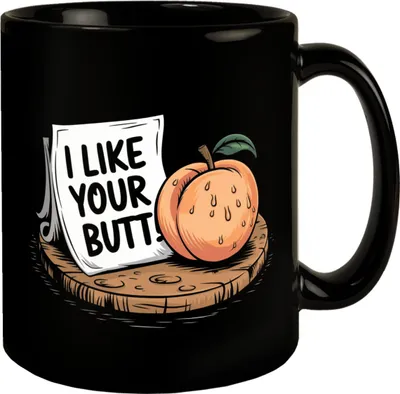 Produktbild von Pfirsichhintern - I Like Your Butt Tasse