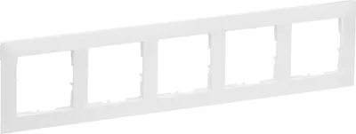 Immagine prodotto di Legrand SEANO, cornice quintupla, bianco ultra, 1 pz.