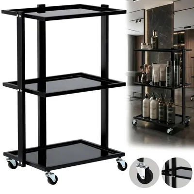 Immagine prodotto di Carrello portautensili per estetista parrucchiere per il centro/salone ST027A carrello tavolino universale su ruote