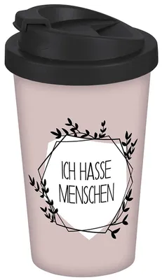 Image de Tasse Coffee to go Je déteste les gens 400ml
