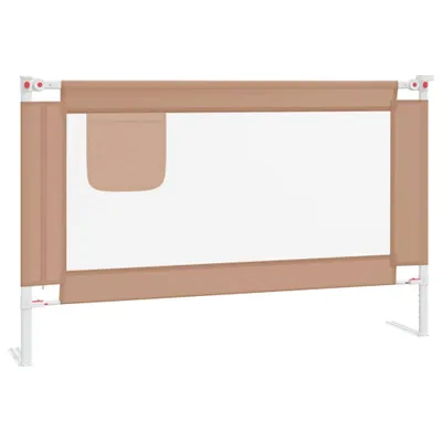 Zdjęcie produktu dla Ochraniacz na łóżeczko dziecięce taupe 120x25 cm tkanina