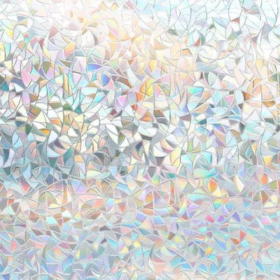 Produktbild von Dekorative Fensterfolie – Sichtschutzfolie – Fensterdekoration – Regenbogeneffekt – 30x200 cm – Transparent