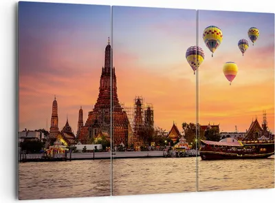 Produktbild von Bild auf Leinwand - Leinwandbild - Tempel Asien - 165x110cm - Wand Bild - Wanddeko - Wandbilder - Leinwanddruck - Bilder - Kunstdruck - Wanddekoration - Leinwand bilder - Wandkunst - CE165x110-3437