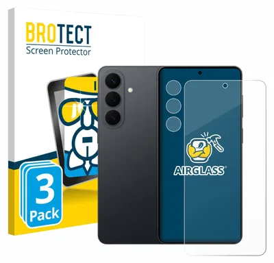 Produktbild von 3x BROTECT Schutzglas für Samsung Galaxy S26 Plus (Display+Kamera) Schutzfolie Panzer Folie Glas Display Schutz klar