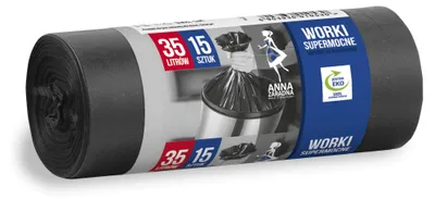 Productafbeelding van Anna Zar stofzuigerzak voor stofzuiger, 35 liter, zwart