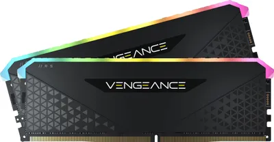 Obrázek produktu pro Corsair Vengeance RGB , 16 GB, 2 x 8 GB, DDR4, 3200 MHz, 288-pin DIMM, Černá