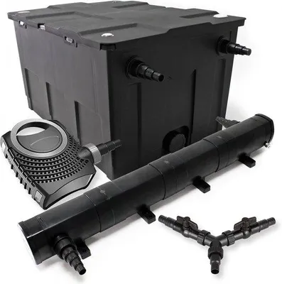 Immagine prodotto di Set di filtraggio per laghetti fino a 60.000 l con UVC e pompa NEO da 80 W