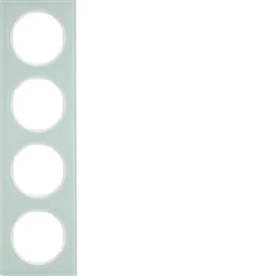 Produktbild von Berker 10142209, Weiß, Glas, Schraubenlos, Berker, R.3, IP20