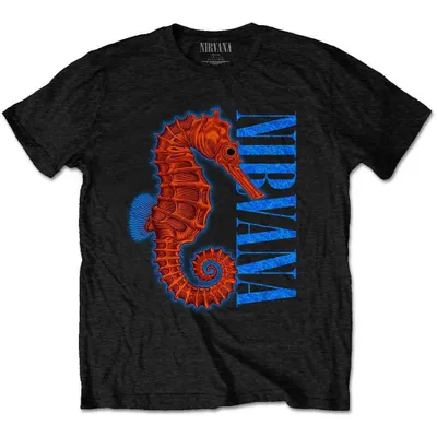 Produktbild von Nirvana T-Shirt Seahorse Uni Black M