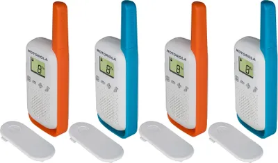 Productafbeelding van Motorola TALKABOUT T42, professionele mobiele radio (PMR), 16 kanalen, bereik tot 4000 meter, LCD-scherm, afmetingen: 48 mm x 27 mm