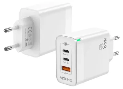 Productafbeelding van AISENS ASCH-65W3P007-W, Interieur, AC, Wit