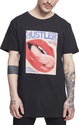 Produktbild von Merchcode Shirt - HUSTLER Tongue schwarz - XXL
