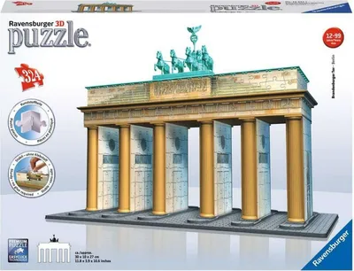 Produktbild von 324 Teile Ravensburger 3D Puzzle Bauwerk Brandenburger Tor 12551