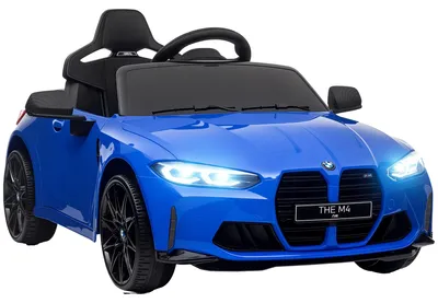 Immagine prodotto di AIYAPLAY Macchina Elettrica per Bambini a Licenza BMW M4 con Telecomando, Clacson e Fari, 108x69.5x51 cm, Blu