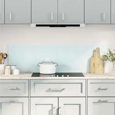 Produktbild von Küchenrückwände 2 Stück Weiß 70x40 cm Hartglas