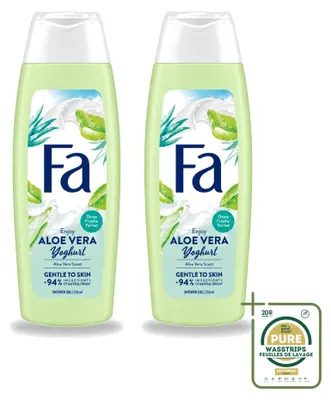 Obrázek produktu pro 2 kusy sprchového gelu Fa Yoghurt & Aloe Vera - 250 ml - balení
