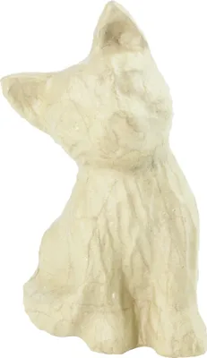 Produktbild von Décopatch Kleines Pappmaché, braun, Kätzchen 15,5cm - Kartonbraun SA176O