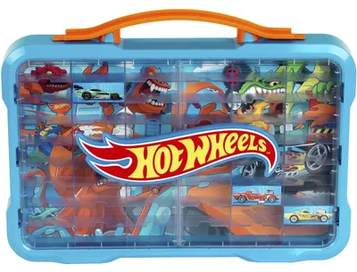 Image de Theo Klein HW - Vitrine de collection pour 54 voitures avec logo Hot Wheels lumineux 2408