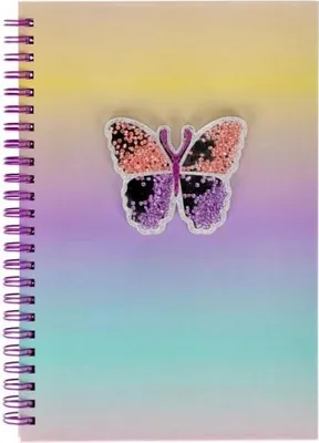 Zdjęcie produktu dla Notatnik STARPAK A5 na spirali Butterfly Starpak