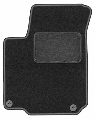 Produktbild von Fahrermatte Velours für Seat Toledo II 1998-2004 (Limousine) – 1-tlg, Graphit, passgenau – Wielganizator LUX